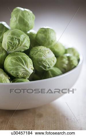 Brussels sprouts in bowl View Large Photo Image Picture - Brussels sprouts in bowl. Fotosearch