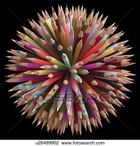 "Colouring pencils, illustration" View Large Illustration Drawing - "Colouring pencils, illustration". Fotosearch