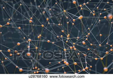 Clipart - "Connecting lines, illustration". Fotosearch