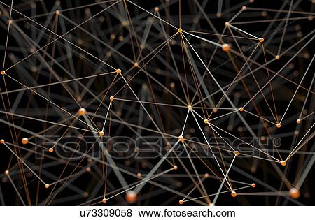 "Connecting lines, illustration" View Large Illustration Stock Illustration - "Connecting lines, illustration". Fotosearch