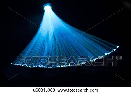 Stock Image - Fibre optics. Fotosearch