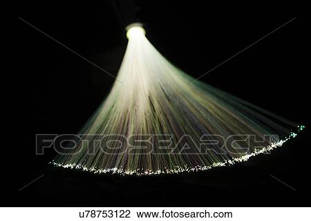 Stock Image - Fibre optics. Fotosearch
