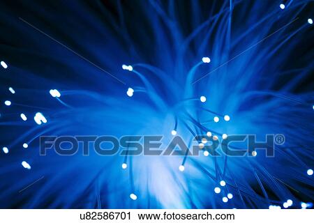 Stock Image - Fibre optics. Fotosearch