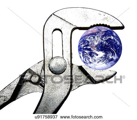 Stock Illustration - "Geo-engineering, artwork". Fotosearch