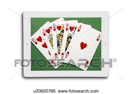 Stock Photograph - Online gambling. Fotosearch