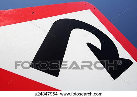 Road warning sign View Large Photo Image Picture - Road warning sign. Fotosearch