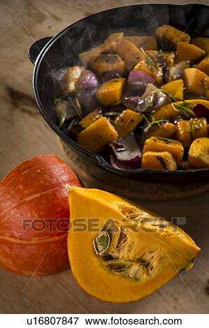 Stock Photo - Squash and onions. Fotosearch
