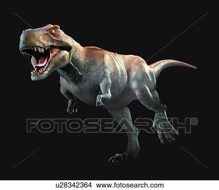 Stock Illustration - Tyrannosaurus Rex Artwork. Fotosearch