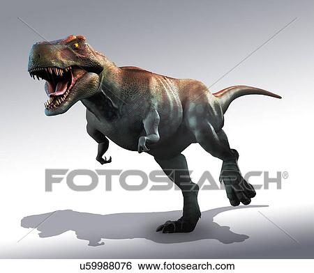 Stock Illustration - Tyrannosaurus Rex Artwork. Fotosearch