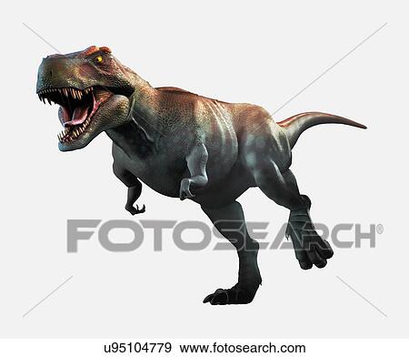 Tyrannosaurus Rex Artwork View Large Illustration Stock Illustration - Tyrannosaurus Rex Artwork. Fotosearch