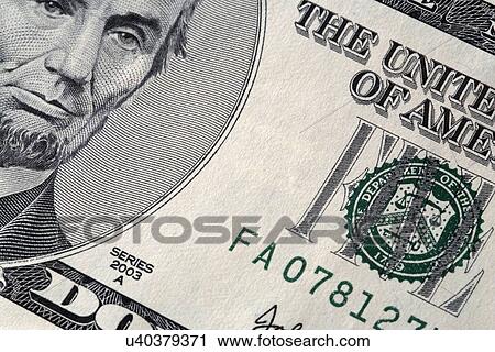 US five dollar note View Large Photo Image Stock Image - US five dollar note. Fotosearch