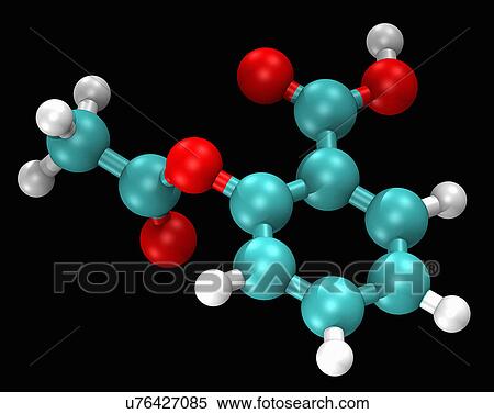 Ball and stick computer-graphic molecular model of aspirin View Large Photo Image Stock Photography - Ball and stick computer-graphic molecular model of aspirin. Fotosearch