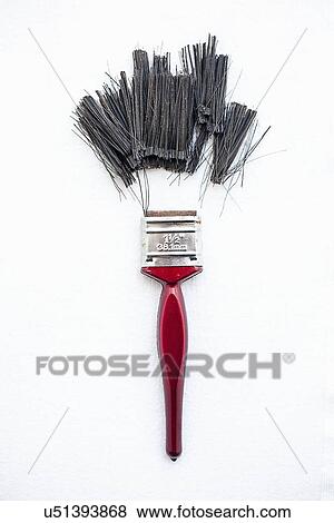 Stock Photo - Bristles detached from paint brush. Fotosearch