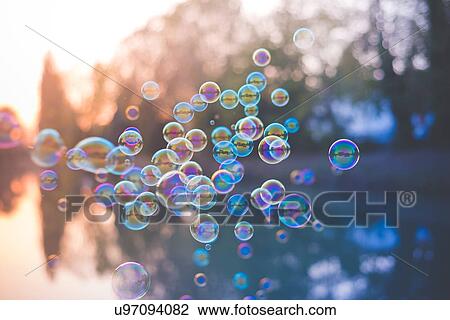 Bubbles floating View Large Photo Image Stock Image - Bubbles floating. Fotosearch