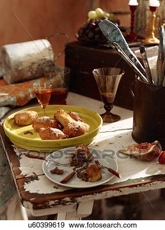 "Churros chocolate with figs, grapes and dessert wine" View Large Photo Image Stock Photo - "Churros chocolate with figs, grapes and dessert wine". Fotosearch