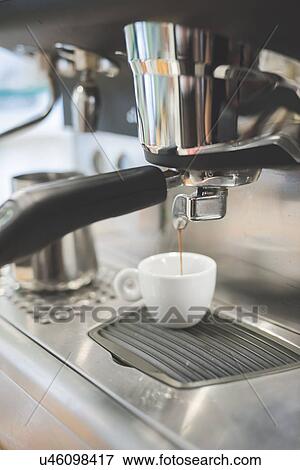 Stock Photo - Espresso making machine. Fotosearch