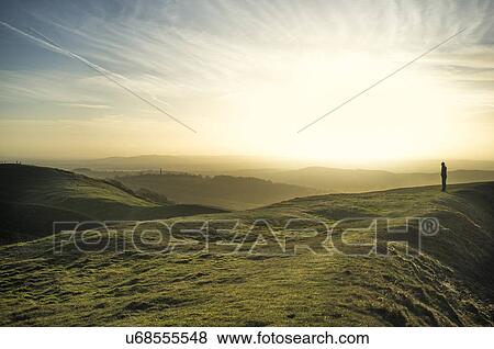 Stock Photo - "Malvern Hills, Worcestershire, England, UK". Fotosearch