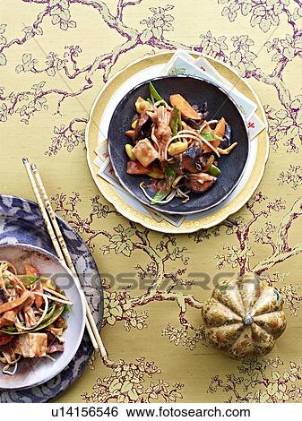 Still life bowl of Buddha Feast of noodles and vegetables View Large Photo Image Stock Photograph - Still life bowl of Buddha Feast of noodles and vegetables. Fotosearch