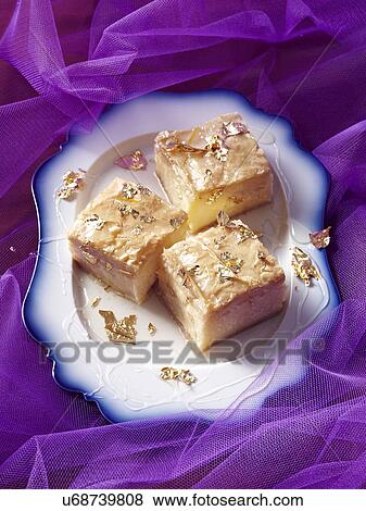 Still life with plate of three custard tarts View Large Photo Image Stock Photo - Still life with plate of three custard tarts. Fotosearch