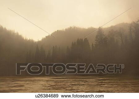 "View of forest and misty river, Sarsy Village, Sverdlovsk Oblast, Russia" View Large Photo Image Stock Photo - "View of forest and misty river, Sarsy Village, Sverdlovsk Oblast, Russia". Fotosearch