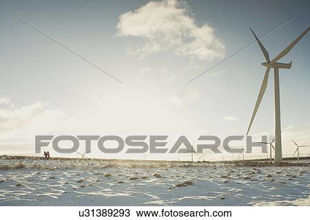 "Wind turbines on sandy landscape, Ayrshire, Scotland" View Large Photo Image Stock Image - "Wind turbines on sandy landscape, Ayrshire, Scotland". Fotosearch
