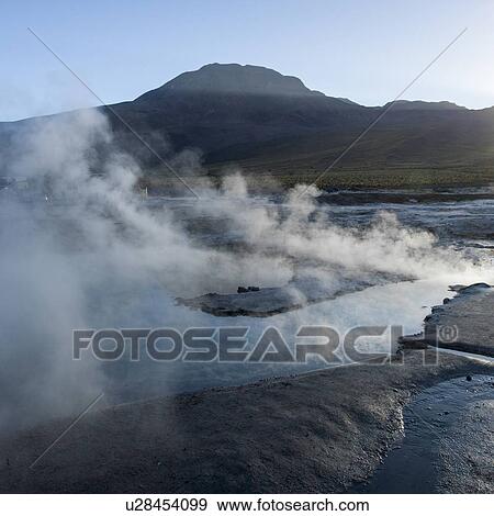 Stock Photo - "El Tatio geyser, San Pedro de Atacama, El Loa Province, Antofagasta Region, Chile". Fotosearch