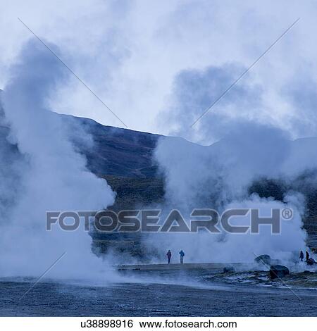 Stock Photograph - "El Tatio geyser, San Pedro de Atacama, El Loa Province, Antofagasta Region, Chile". Fotosearch