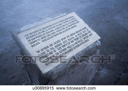 Stock Photography - "El Tatio geyser, San Pedro de Atacama, El Loa Province, Antofagasta Region, Chile". Fotosearch