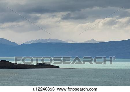 Stock Image - "Lake Argentino, Los Glaciares National Park, Santa Cruz Province, Patagonia, Argentina". Fotosearch