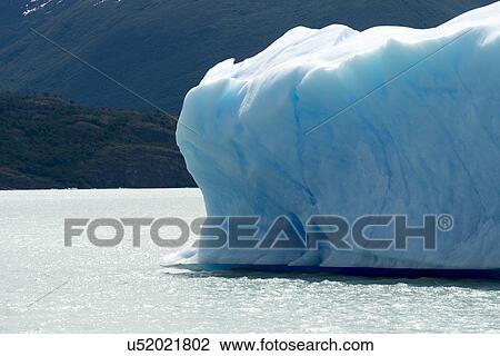 Stock Image - "Lake Argentino, Los Glaciares National Park, Santa Cruz Province, Patagonia, Argentina". Fotosearch