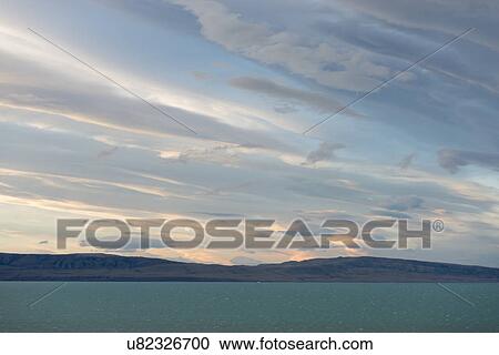 Stock Image - "Lake Argentino, Los Glaciares National Park, Santa Cruz Province, Patagonia, Argentina". Fotosearch
