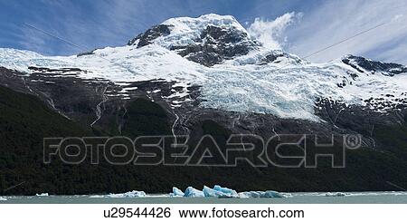 Stock Photograph - "Lake Argentino, Los Glaciares National Park, Santa Cruz Province, Patagonia, Argentina". Fotosearch