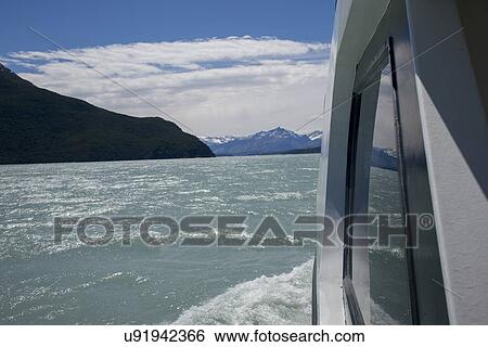 Stock Photograph - "Lake Argentino, Los Glaciares National Park, Santa Cruz Province, Patagonia, Argentina". Fotosearch