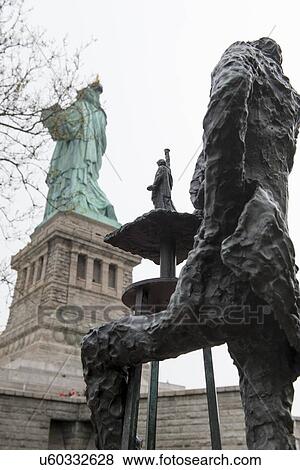 Stock Photo - "Liberty Island, Manhattan, New York City, New York State, USA". Fotosearch
