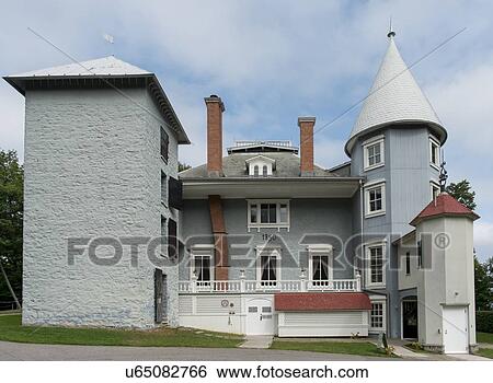 Stock Photograph - "Manoir-Papineau National Historic Site, Montebello, Quebec, Canada". Fotosearch