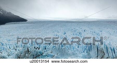 Picture - "Perito Moreno Glacier, Lake Argentino, Los Glaciares National Park, Santa Cruz Province, Patagonia, Argentina". Fotosearch