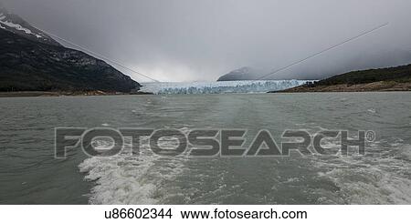 Picture - "Perito Moreno Glacier, Lake Argentino, Los Glaciares National Park, Santa Cruz Province, Patagonia, Argentina". Fotosearch