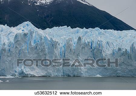 Stock Image - "Perito Moreno Glacier, Lake Argentino, Los Glaciares National Park, Santa Cruz Province, Patagonia, Argentina". Fotosearch