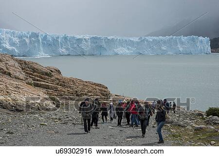 Stock Photograph - "Perito Moreno Glacier, Lake Argentino, Los Glaciares National Park, Santa Cruz Province, Patagonia, Argentina". Fotosearch