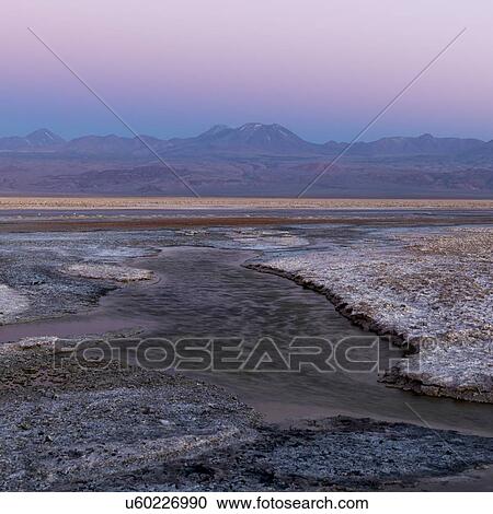 Stock Image - "Salar de Tara, Los Flamencos National Reserve, San Pedro de Atacama, El Loa Province, Antofagasta Region, Chile". Fotosearch