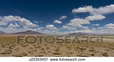 Stock Photo - "Tara Salt Flat, Los Flamencos National Reserve, San Pedro de Atacama, El Loa Province, Antofagasta Region, Chile". Fotosearch