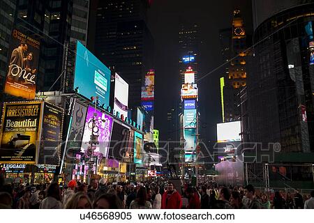 Stock Photography - "Times Square, Manhattan, New York City, New York State, USA". Fotosearch