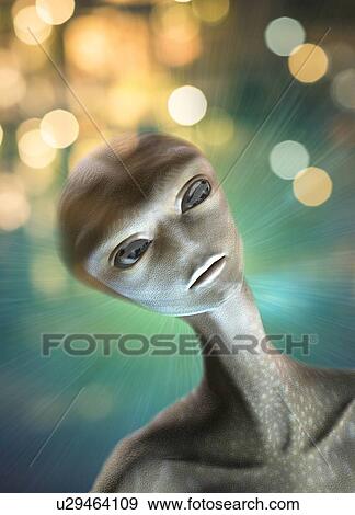 Stock Illustration - Alien life form, illustration. Fotosearch