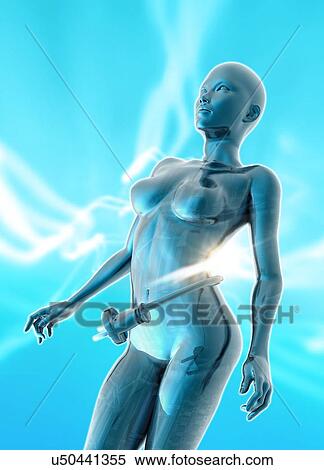 Stock Illustration - Android, illustration., illustration. Fotosearch