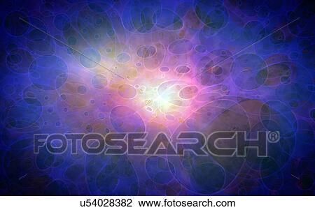 Artwork Conceptualising Quantum Foam View Large Illustration Drawing - Artwork Conceptualising Quantum Foam. Fotosearch