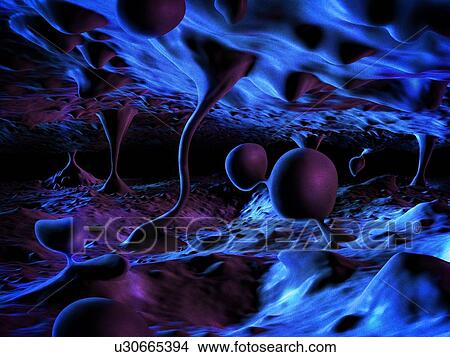 Artwork Conceptualising Quantum Foam View Large Illustration Stock Illustration - Artwork Conceptualising Quantum Foam. Fotosearch
