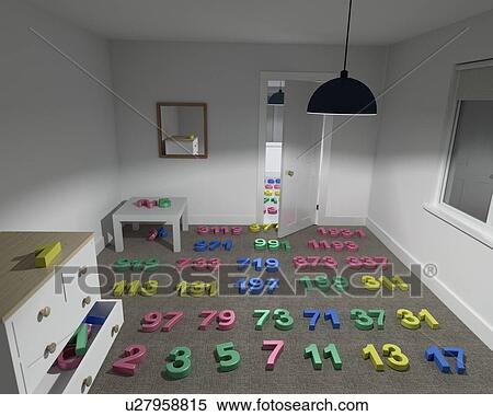 Stock Illustration - Circular prime numbers. Fotosearch