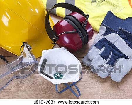 Construction safety equipment View Large Photo Image Stock Photo - Construction safety equipment. Fotosearch