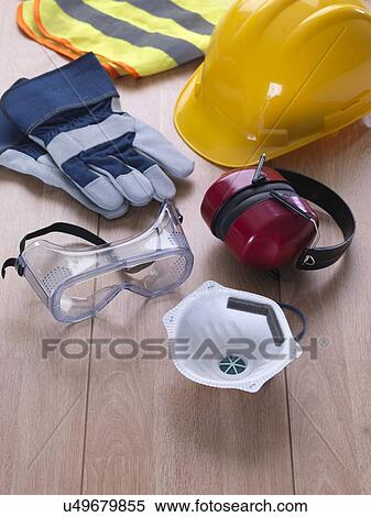 Stock Photography - Construction safety equipment. Fotosearch