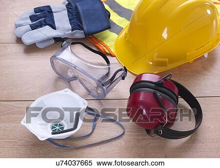 Stock Photography - Construction safety equipment. Fotosearch